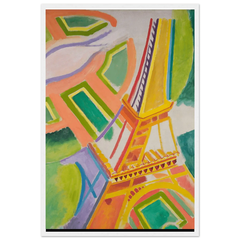 Robert Delaunay Eiffel Tower Art Print, 1911
