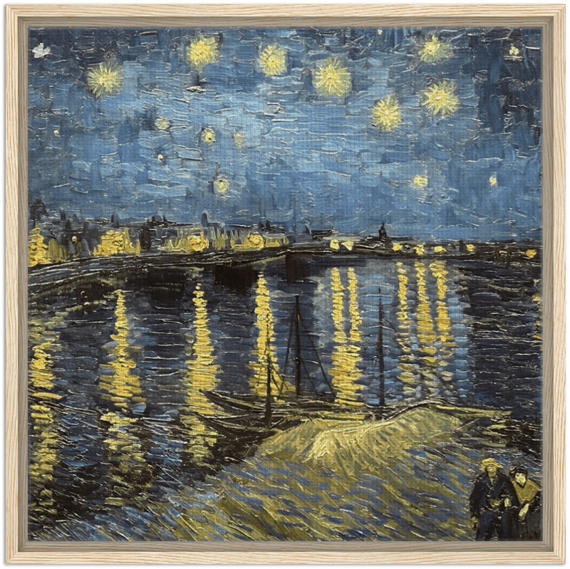Van Gogh Starry Night Over the Rhone, 1888