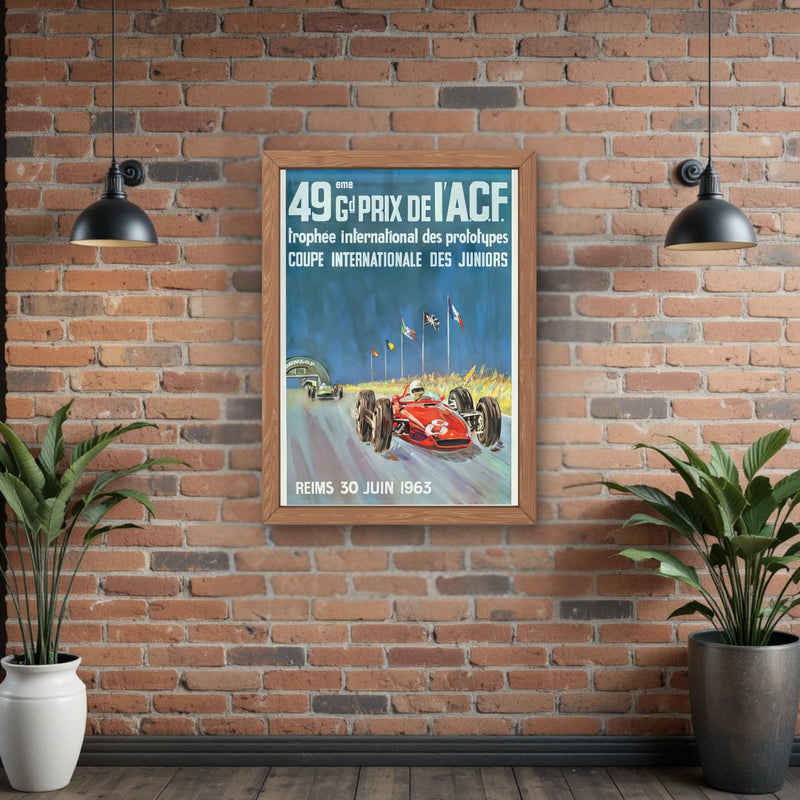 International Grand Prix Racing Poster, 1963 by The Poster Archive