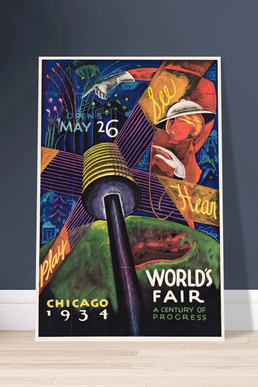 Chicago World's Fair Poster, 1934