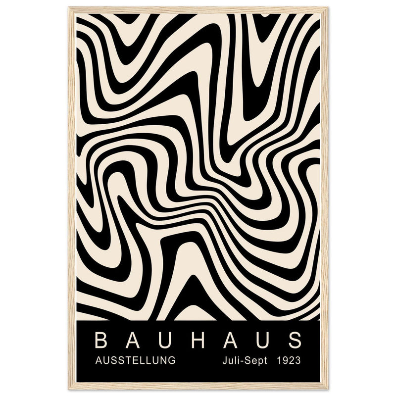 Bauhaus-style Gallery Exhibition Poster