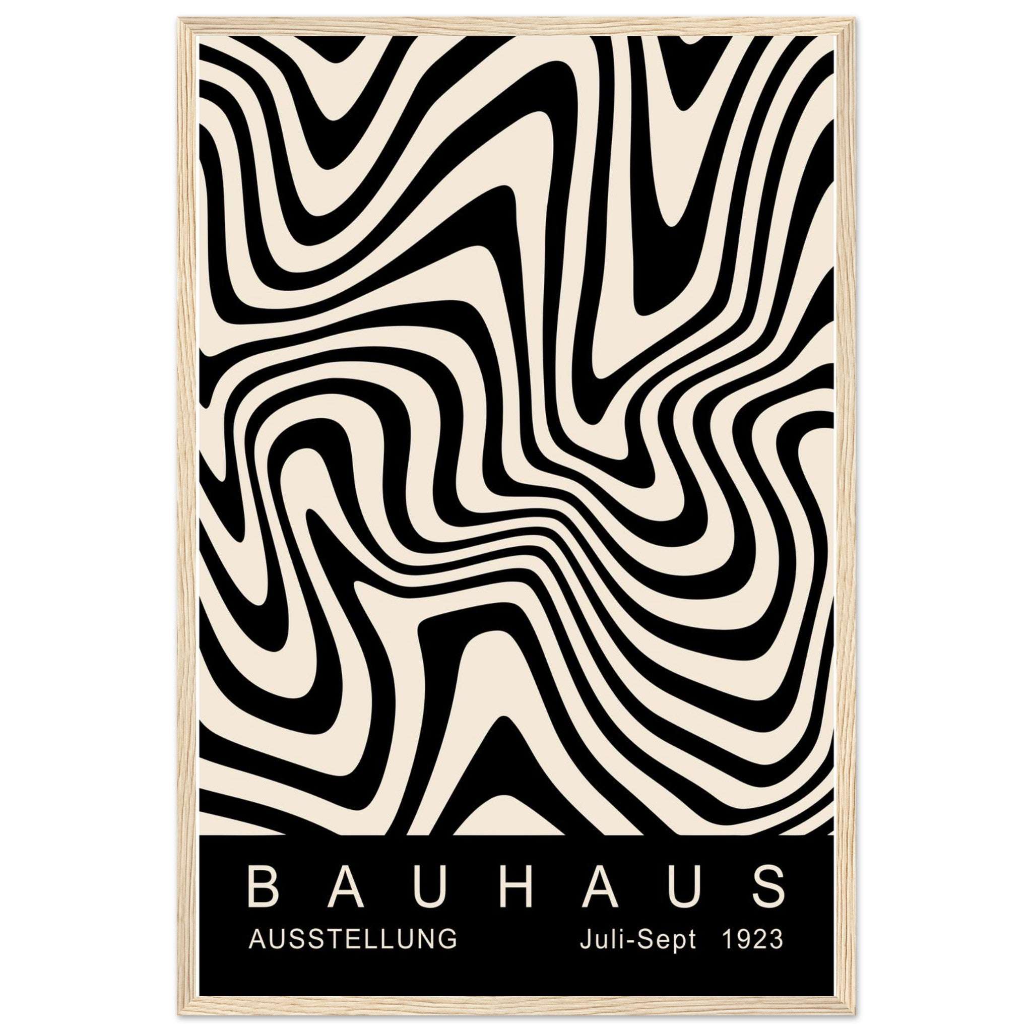 Bauhaus-style Gallery Exhibition Poster