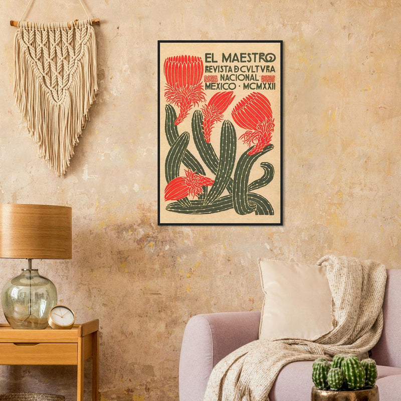 El Maestro #1 Mexican Advertising Poster in Beige, 1922 by The Poster Archive