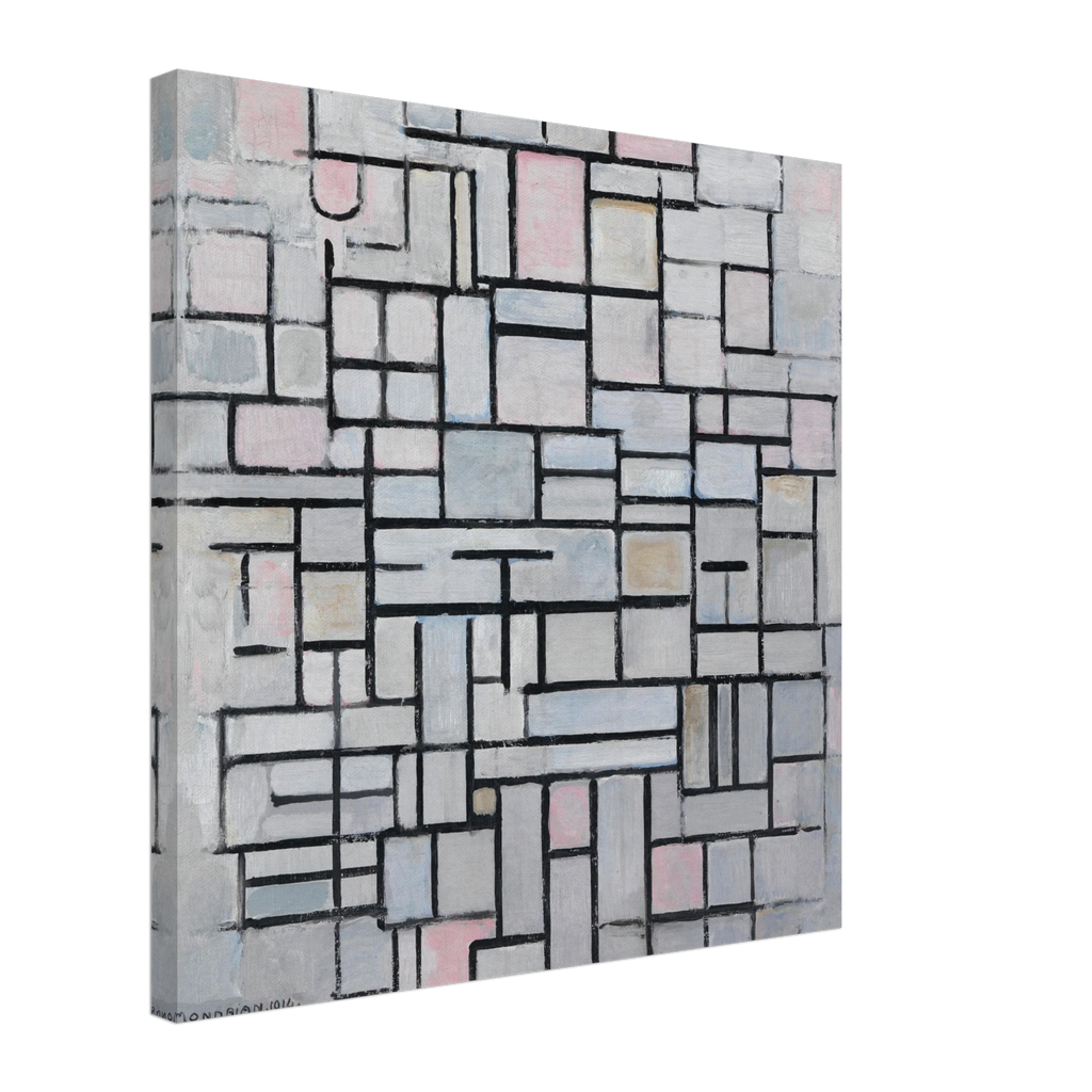Piet Mondrian - Composition n° IV, 1914 50x50 cm 20x20″ Canvas Slim
