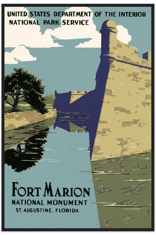 WPA Fort Marion National Park Poster
