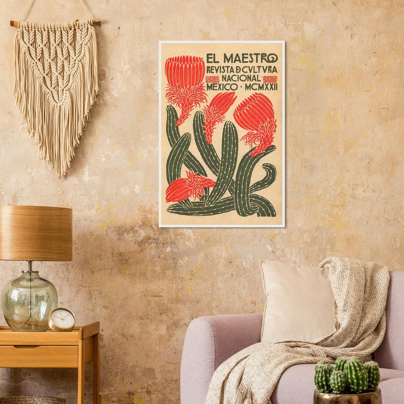 El Maestro #1 Mexican Advertising Poster in Beige, 1922 by The Poster Archive