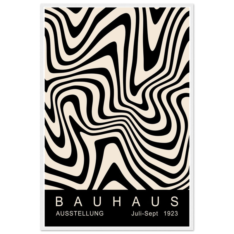 Bauhaus-style Gallery Exhibition Poster
