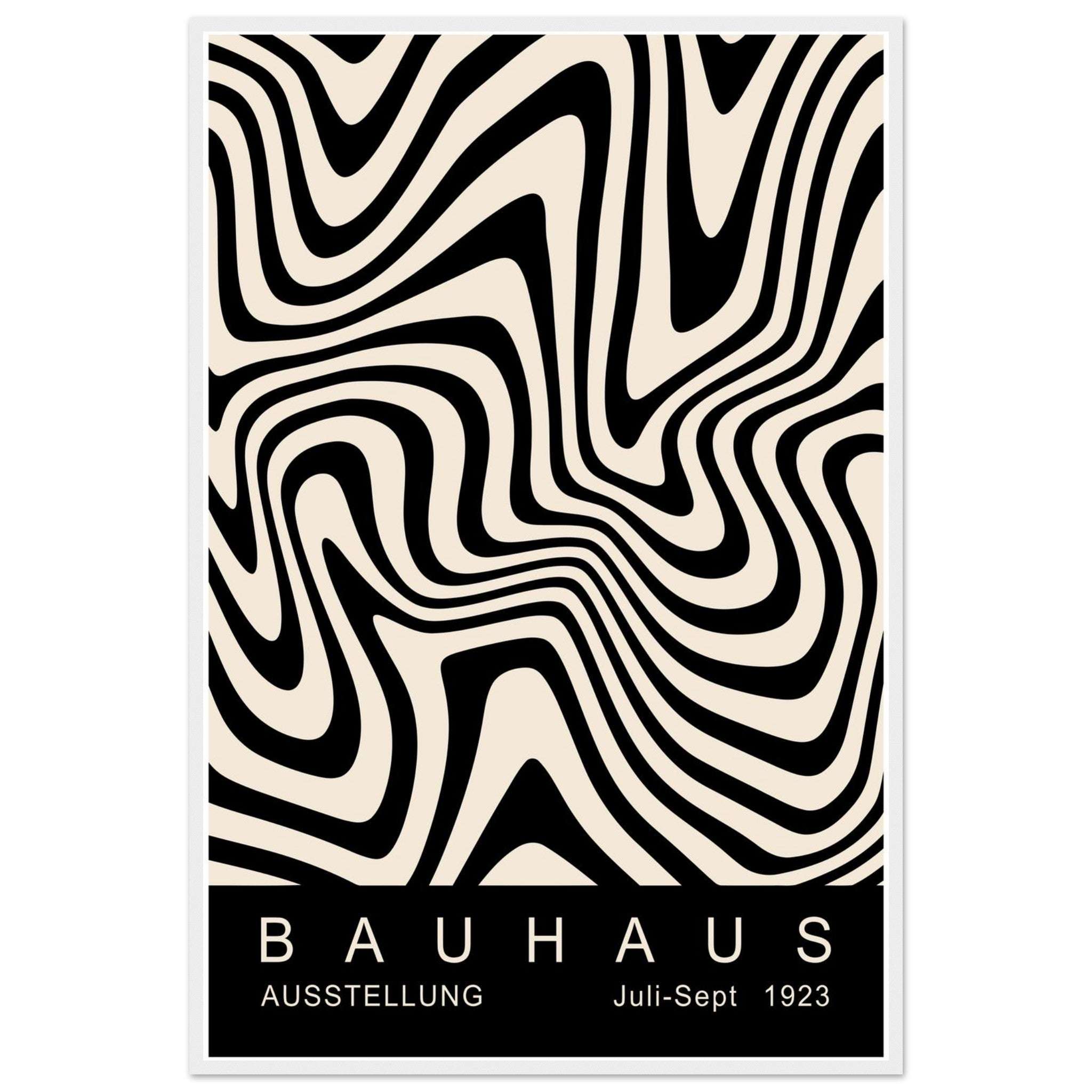 Bauhaus-style Gallery Exhibition Poster