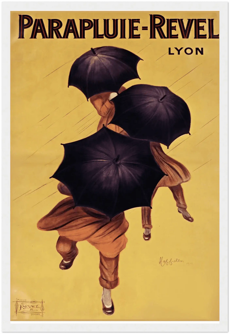 Parapluie-Revel — Classic French Umbrella Advertising Poster, 1922