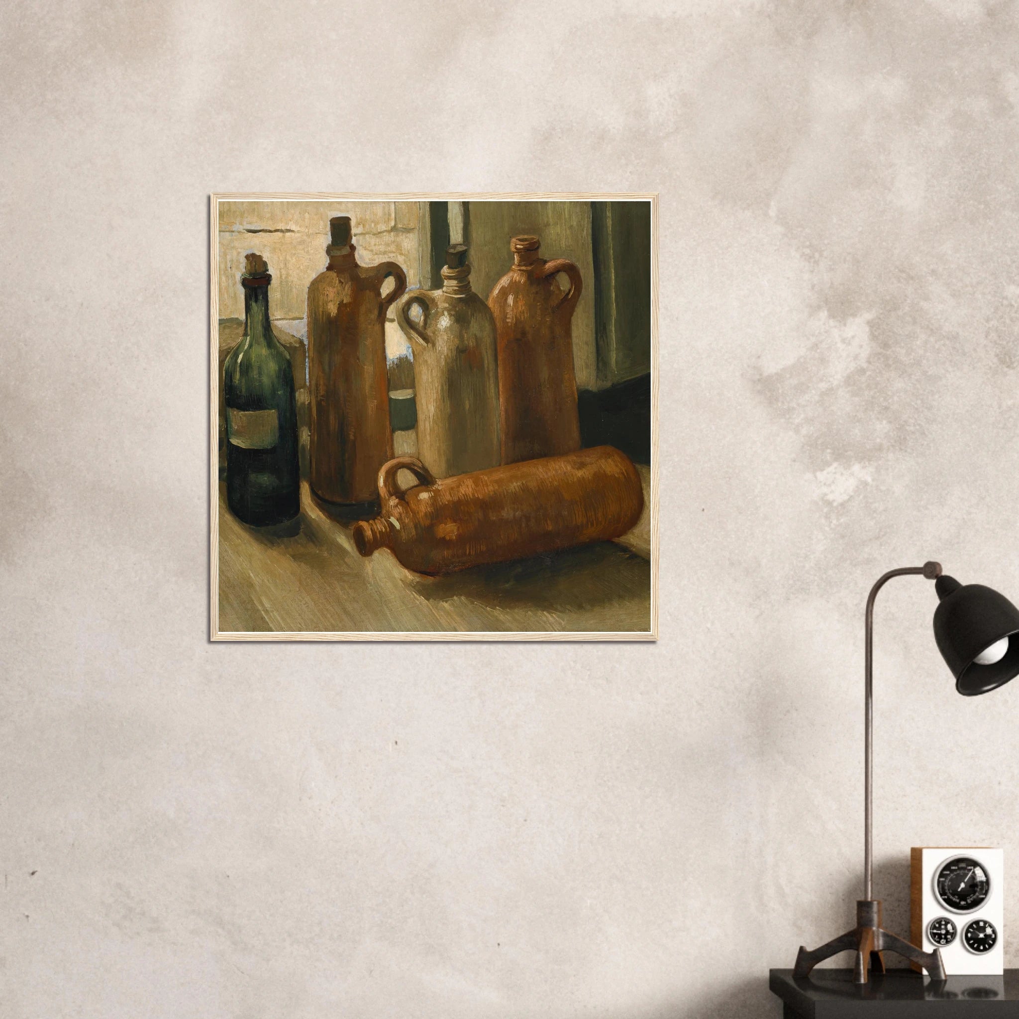Van Gogh "Still Life with Bottles and Earthenware" (1885) by The Poster Archive