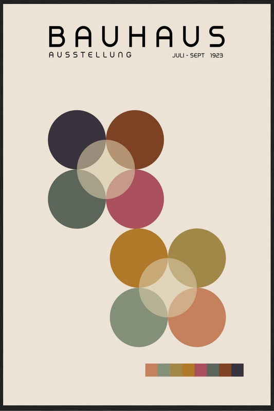 Bauhaus Color Geometry Poster No. 1