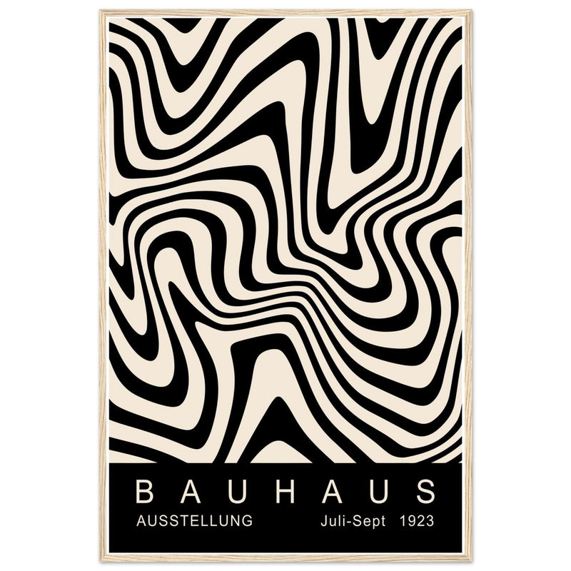 Bauhaus-style Gallery Exhibition Poster