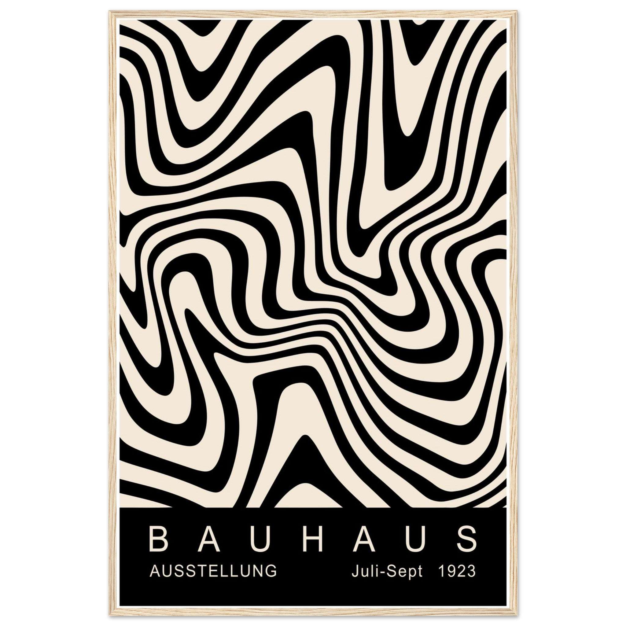 Bauhaus-style Gallery Exhibition Poster