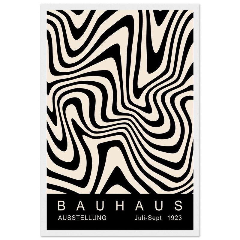 Bauhaus-style Gallery Exhibition Poster