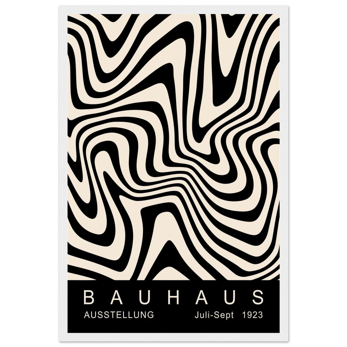 Bauhaus-style Gallery Exhibition Poster
