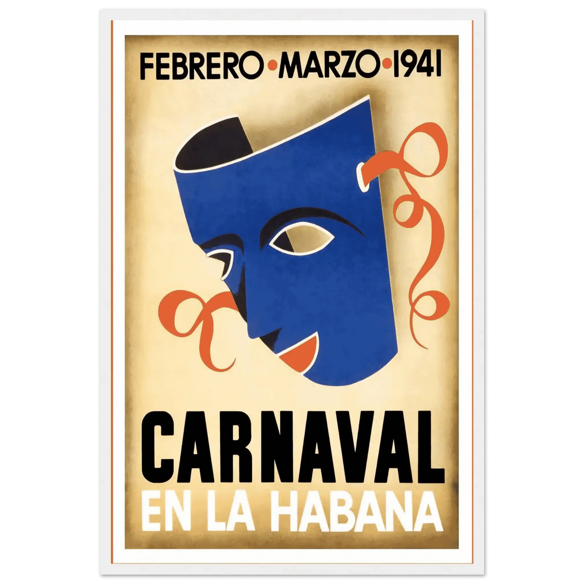 Havana Carnaval Poster, 1941