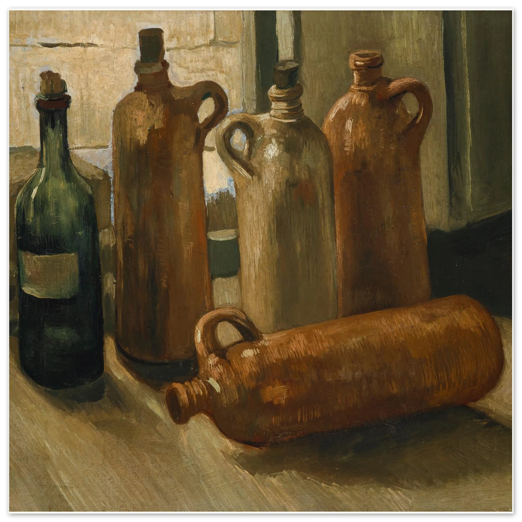Van Gogh "Still Life with Bottles and Earthenware" (1885) by The Poster Archive