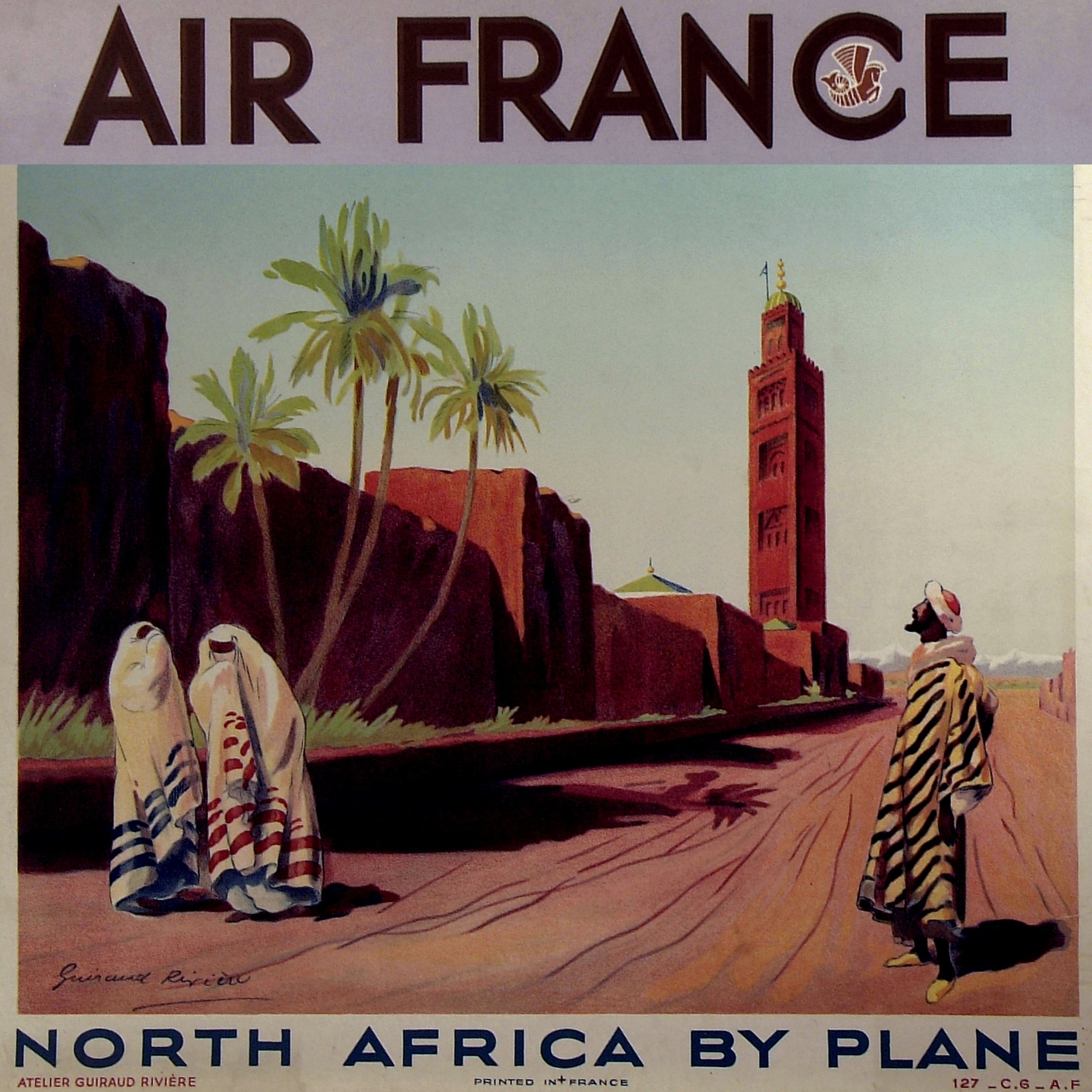 North Africa by Plane Marrakech by The Poster Archive