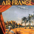 Vintage Morocco Travel Poster | North Africa Aviation Art Print by The Poster Archive