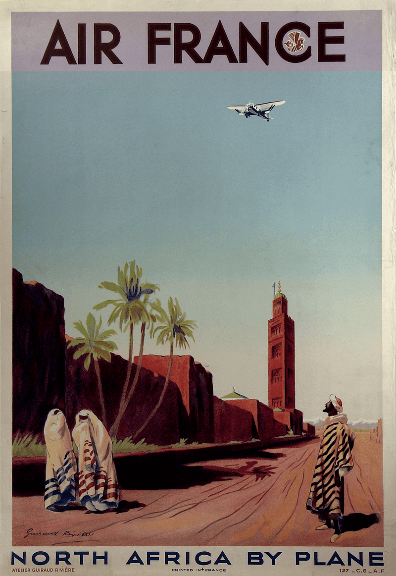 North Africa Travel Poster, 1930s by The Poster Archive