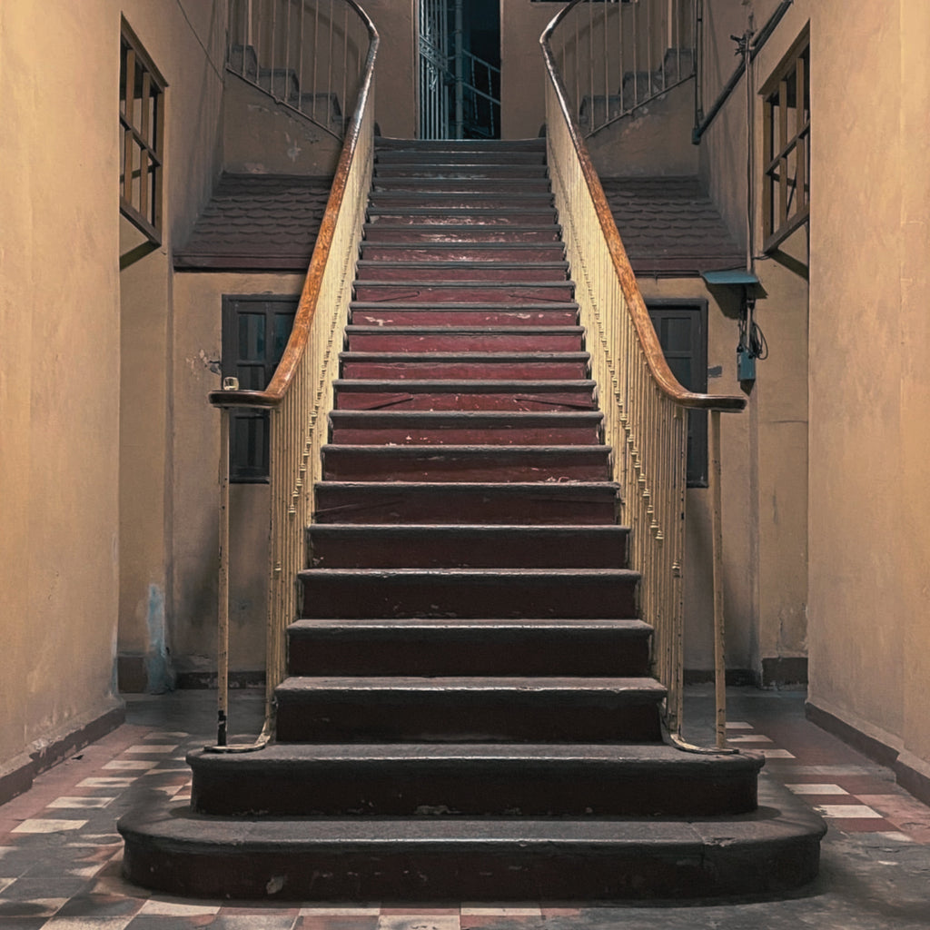 La Condesa CDMX Art Deco Staircase by The Poster Archive