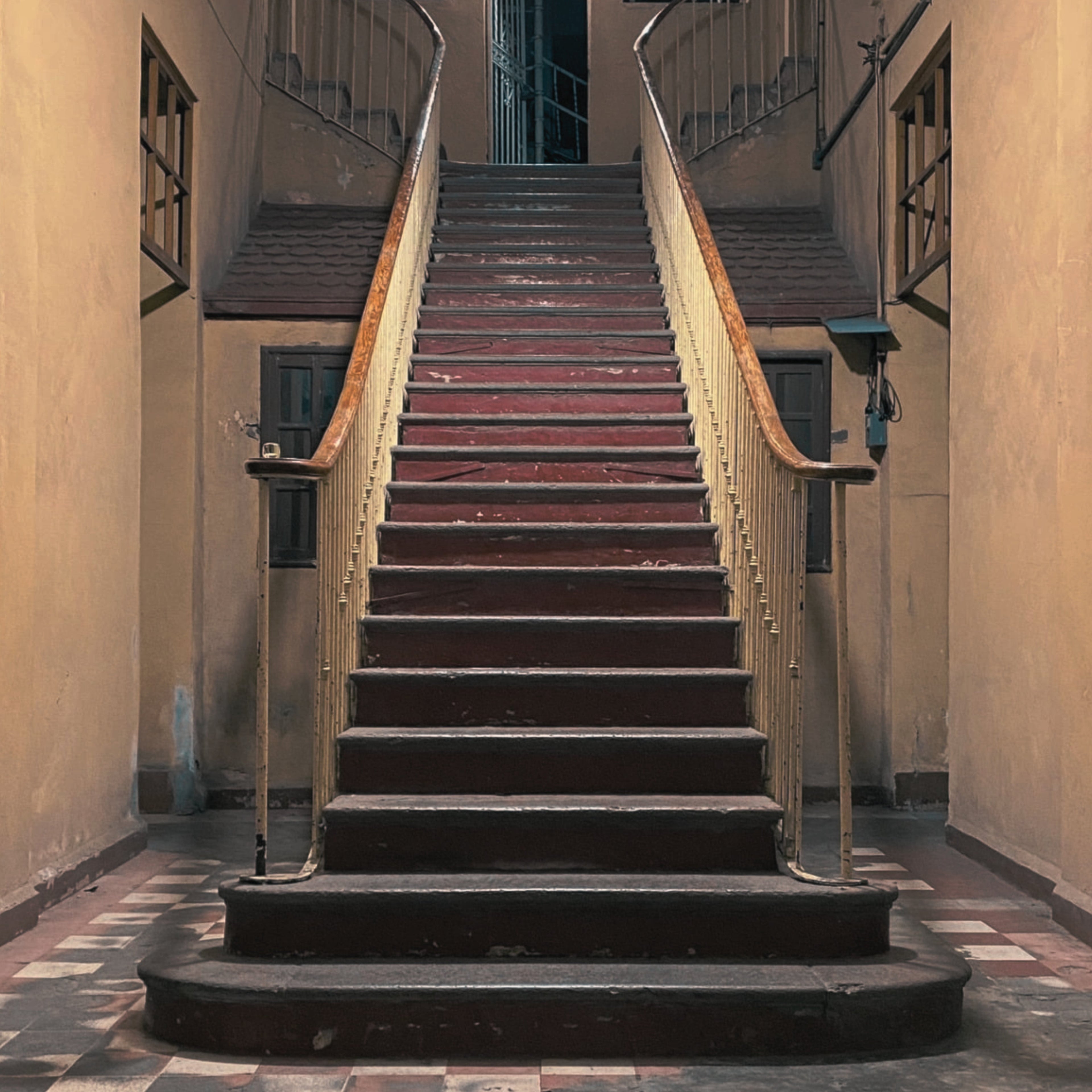La Condesa CDMX Art Deco Staircase by The Poster Archive