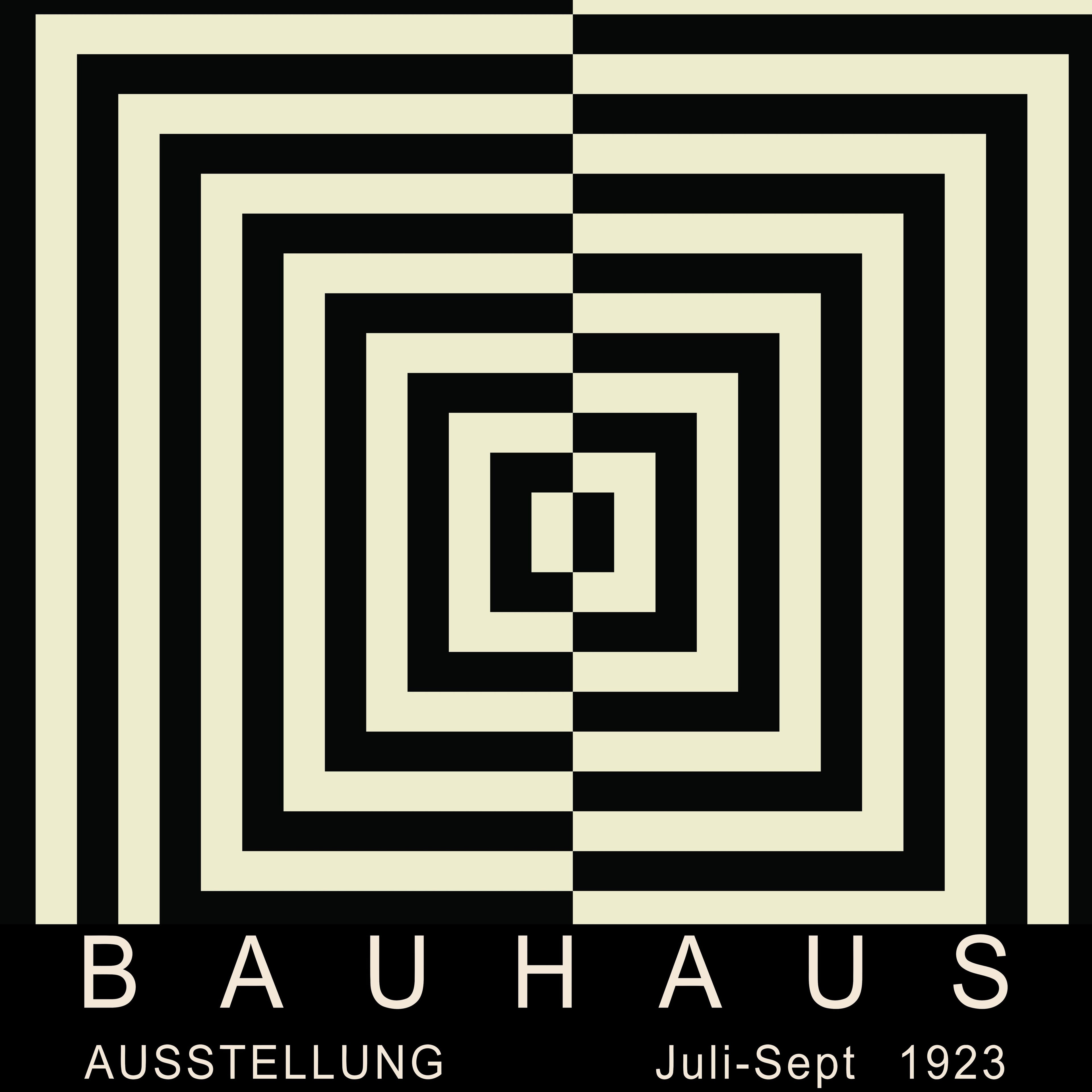 Bauhaus-style Bullseye Print