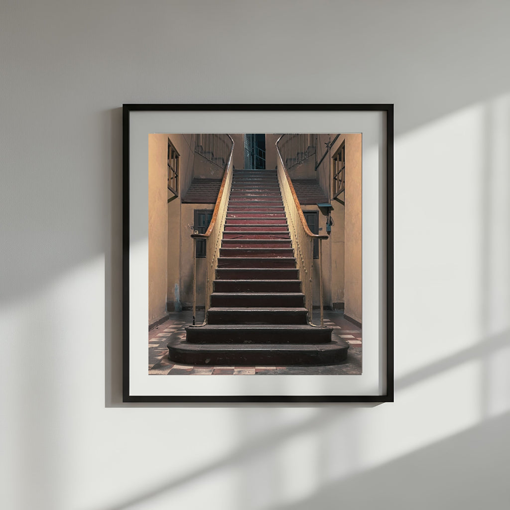 La Condesa CDMX Art Deco Staircase by The Poster Archive
