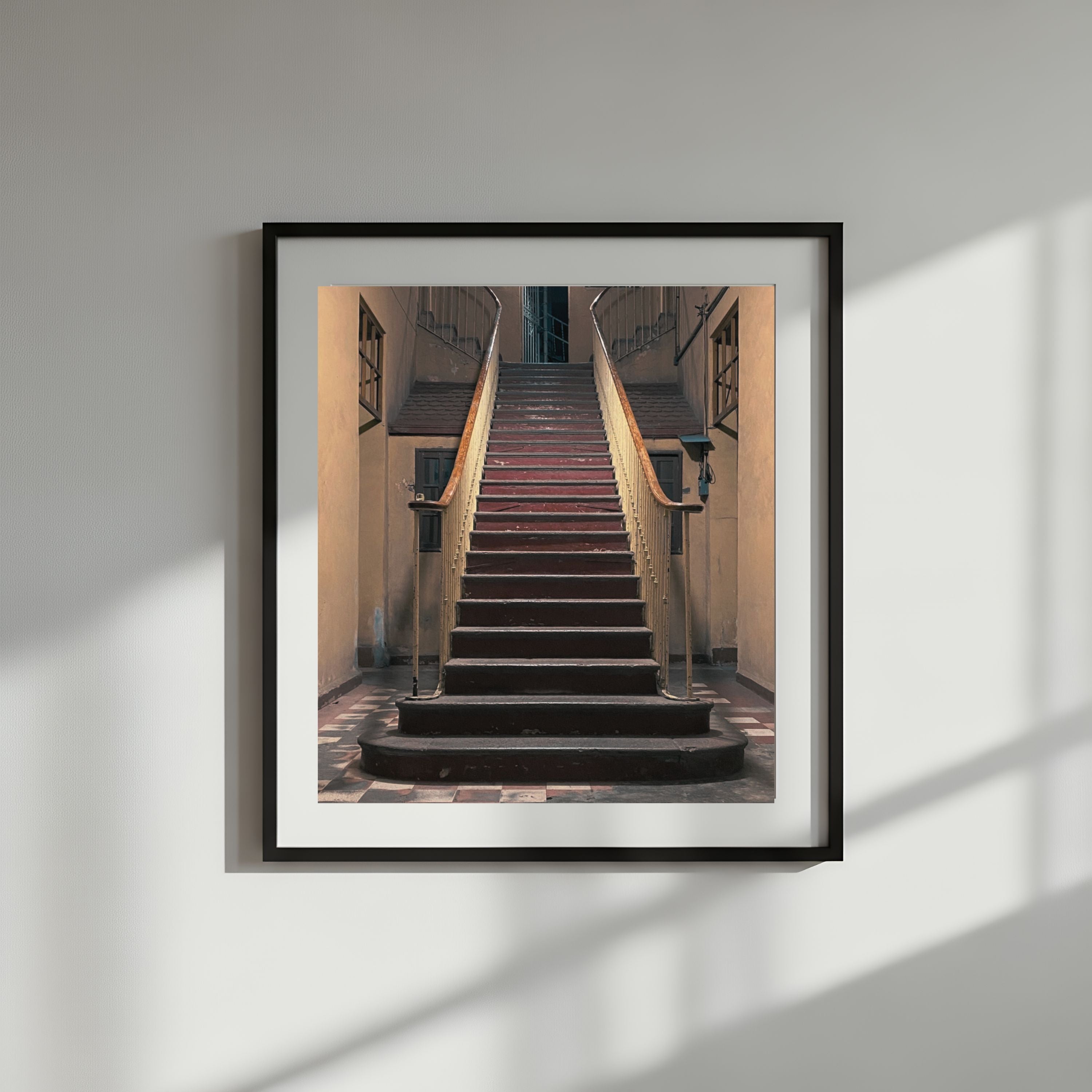 La Condesa CDMX Art Deco Staircase by The Poster Archive