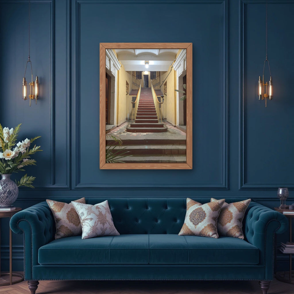 La Condesa CDMX Art Deco Staircase by The Poster Archive