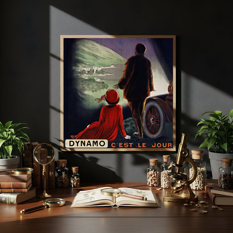 Dynamo Bike Light with Logo by The Poster Archive