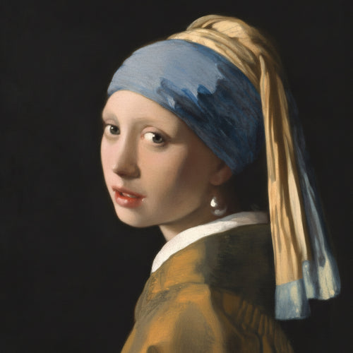 Vermeer Girl with a Pearl Earring, 1665 by The Poster Archive