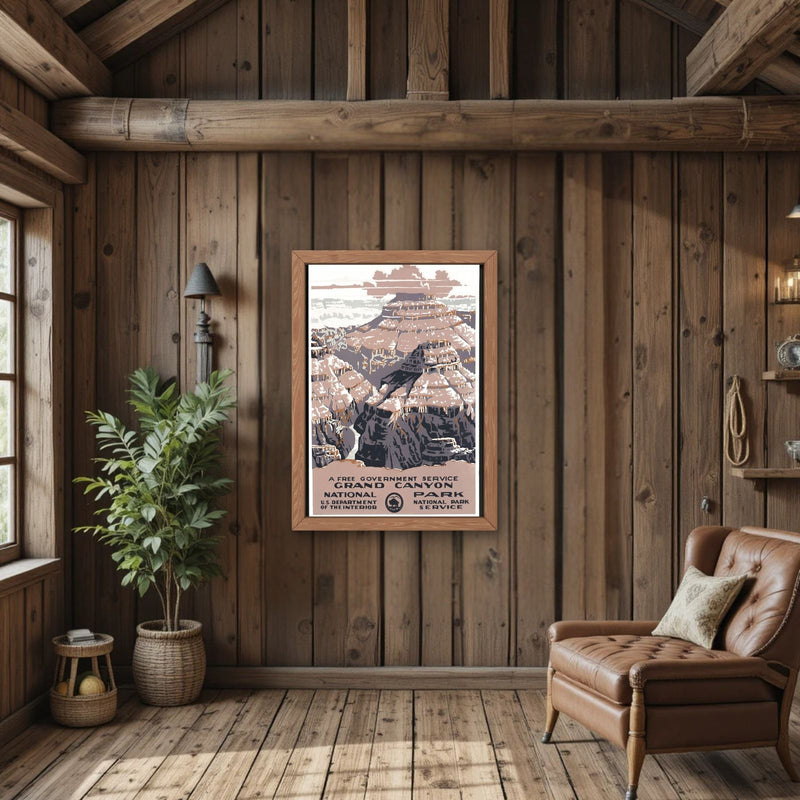 WPA Grand Canyon National Park Poster, 1930s by The Poster Archive