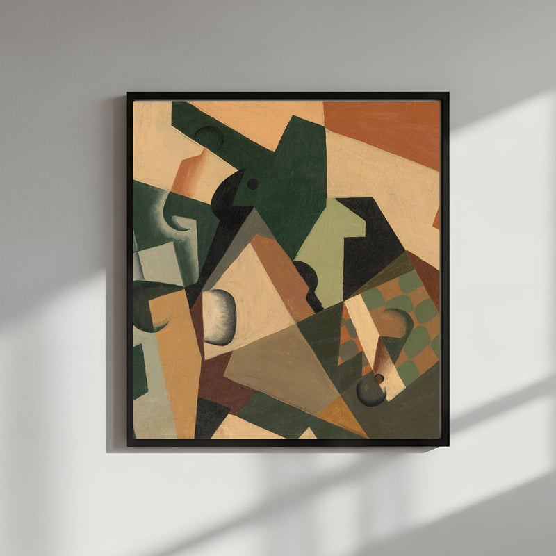 Juan Gris Glass and Checkerboard, 1917 by The Poster Archive