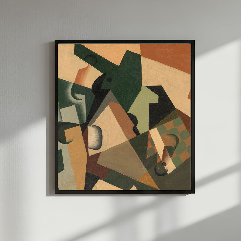 Juan Gris Glass and Checkerboard, 1917 by The Poster Archive