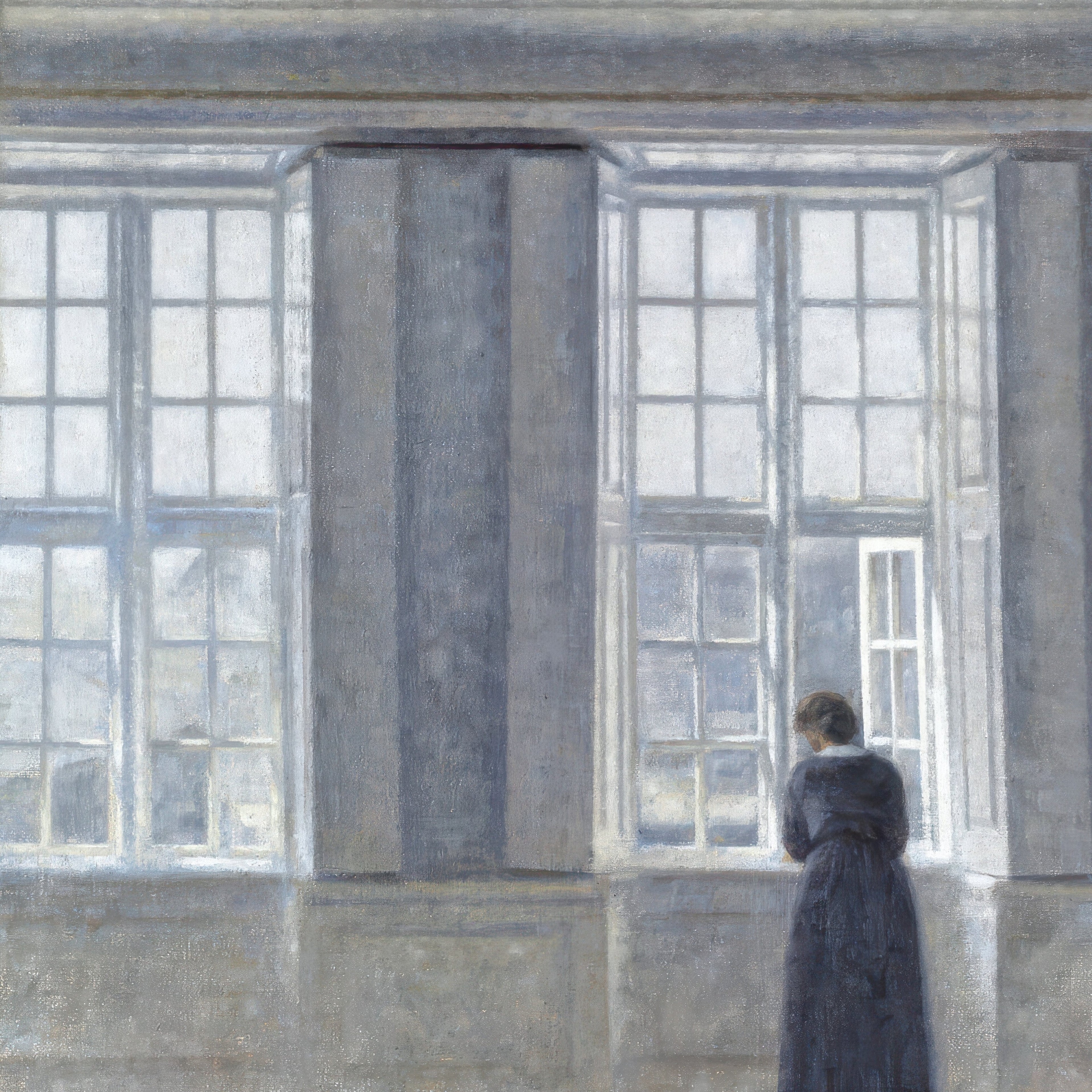 Hammershoi The Tall Windows, 1890