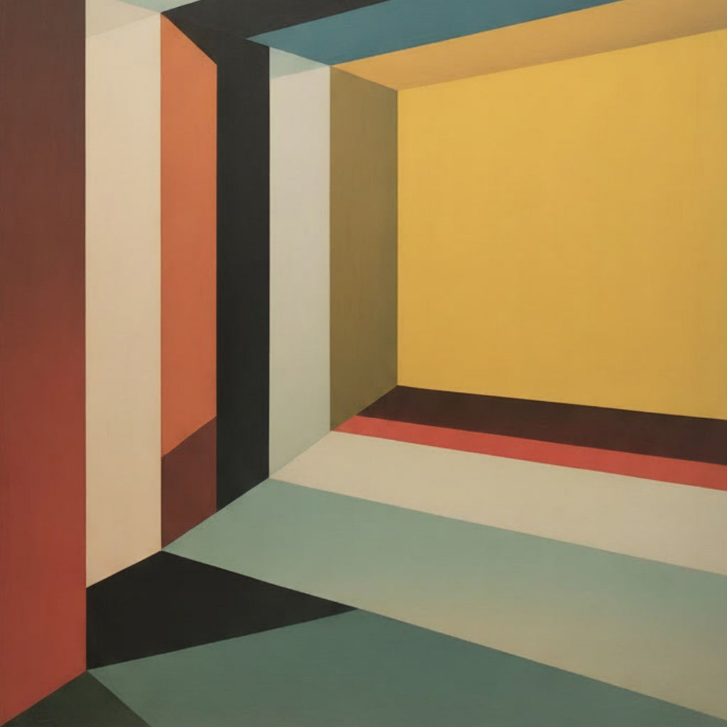 Mirrors, Doors, and Shadows Abstract by The Poster Archive