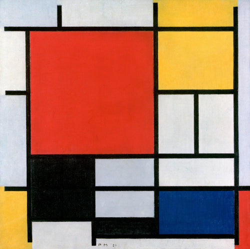 Mondrian Bauhaus style, 1921