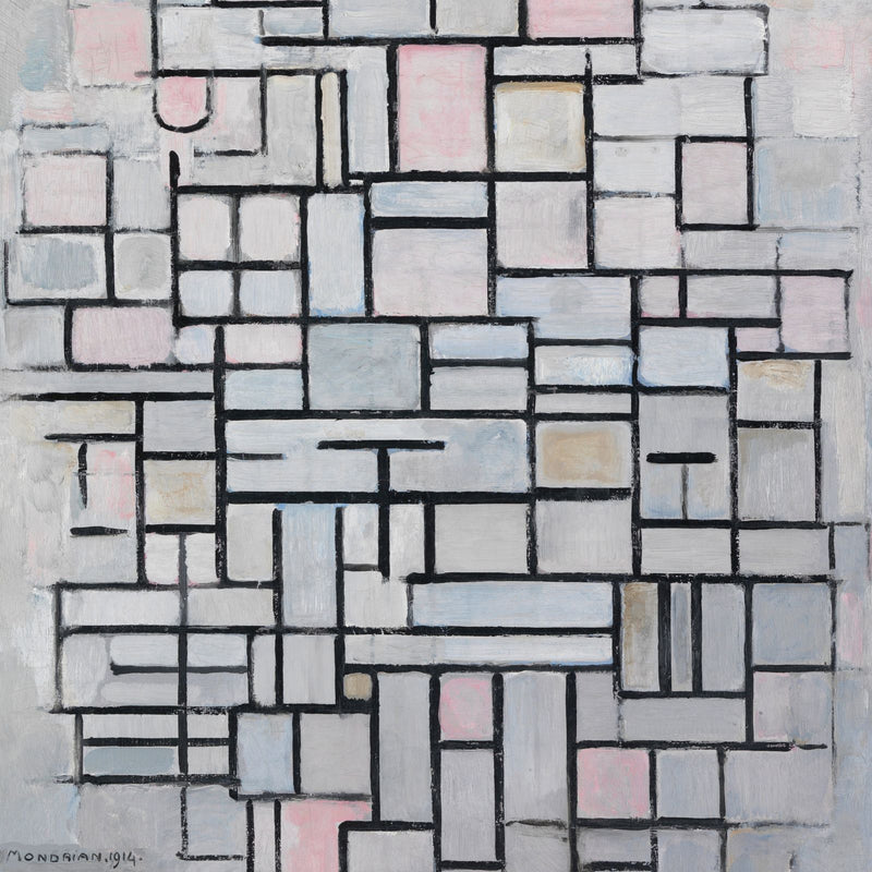 Piet Mondrian - Composition n° IV, 1914 by The Poster Archive