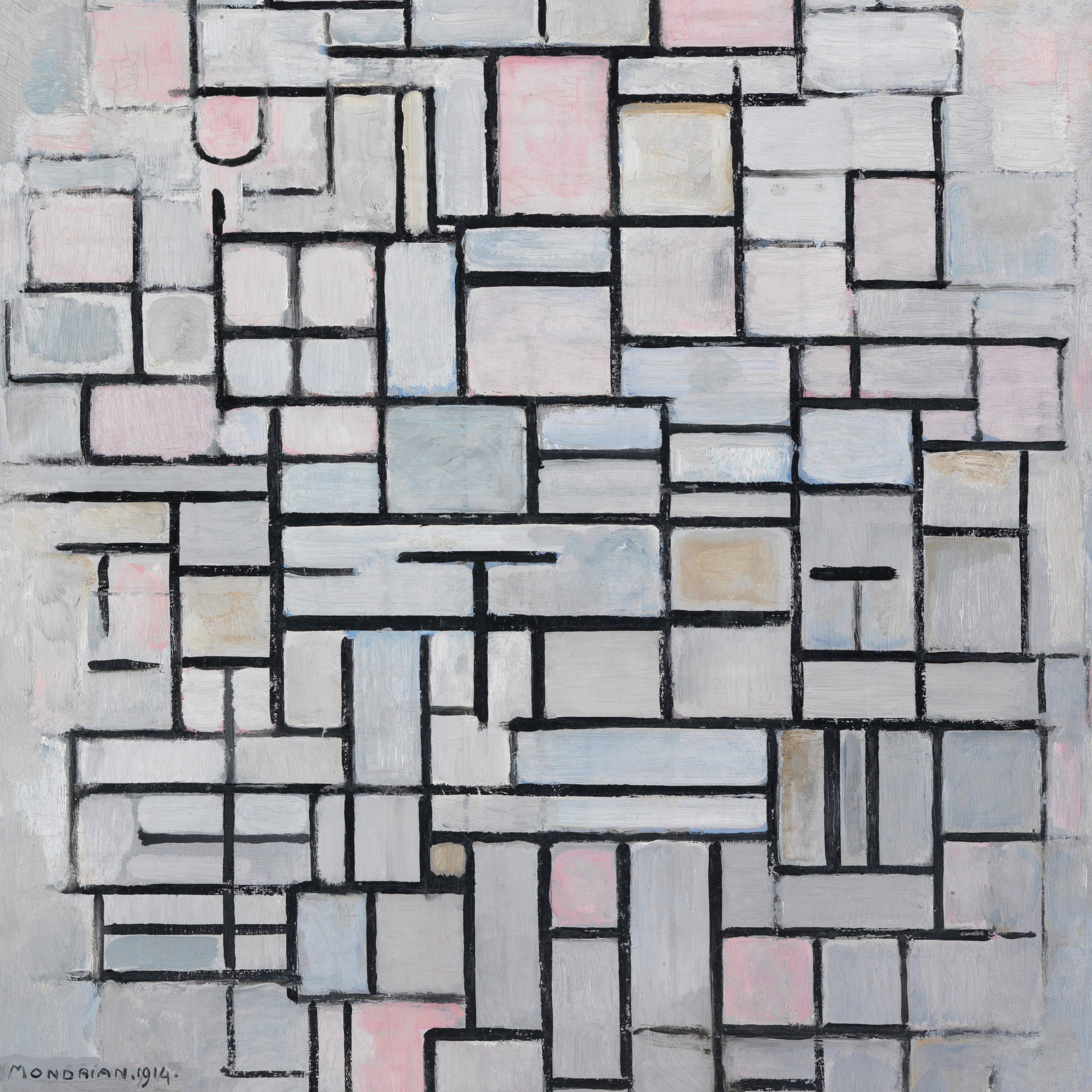 Piet Mondrian - Composition n° IV, 1914