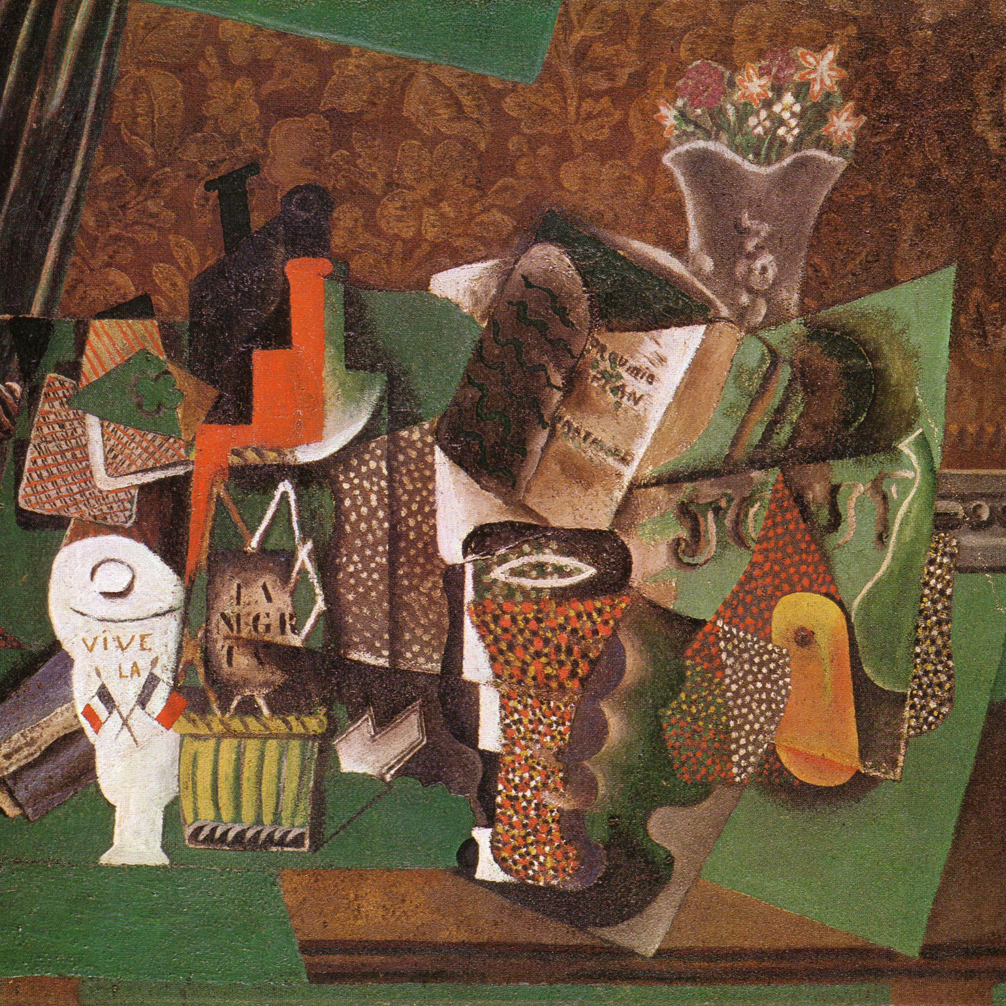 Picasso Still Life with Cards, 1914
