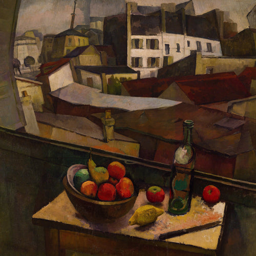 Rivera Knife and Fruit Still Life, 1917 by The Poster Archive