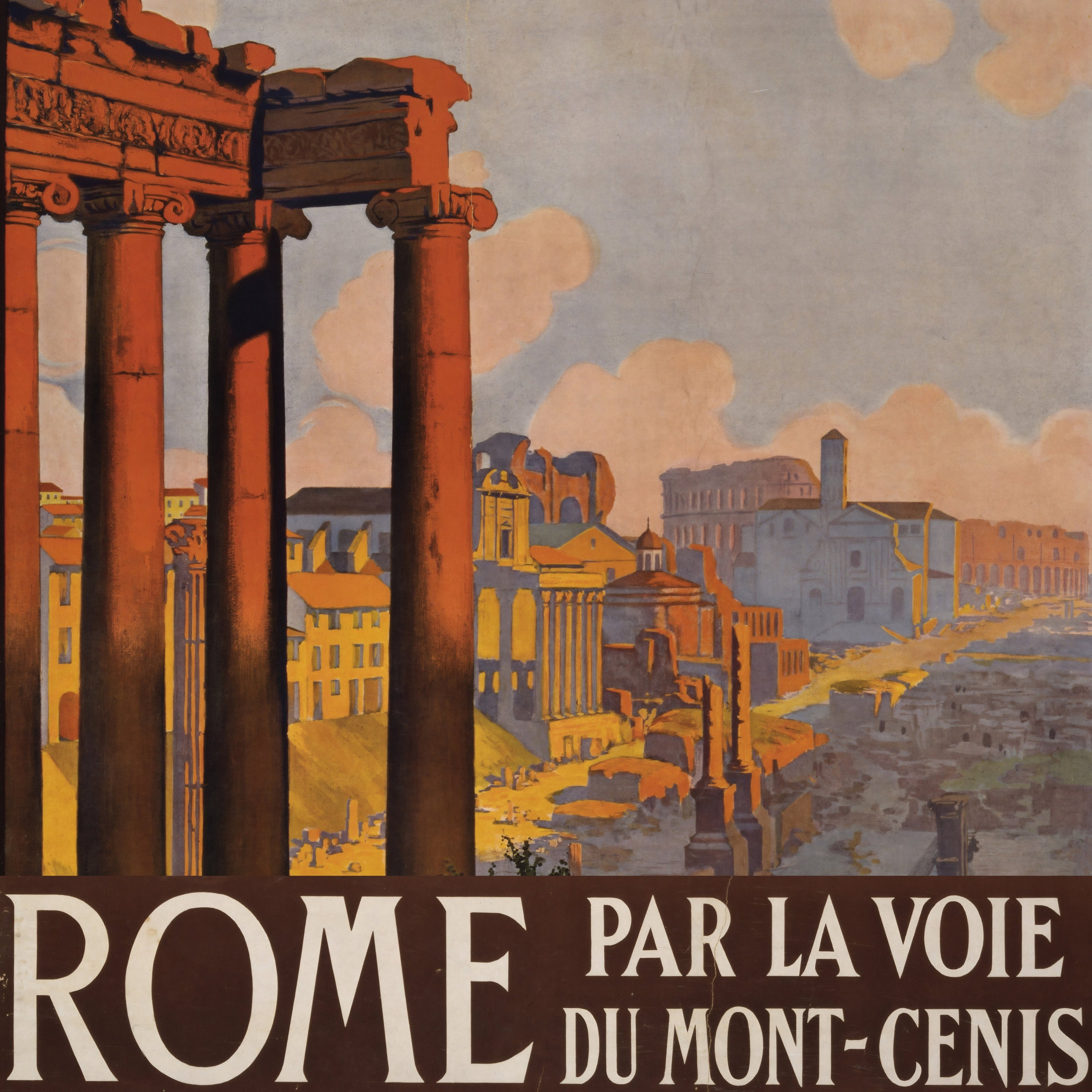 Rome Tourism Poster