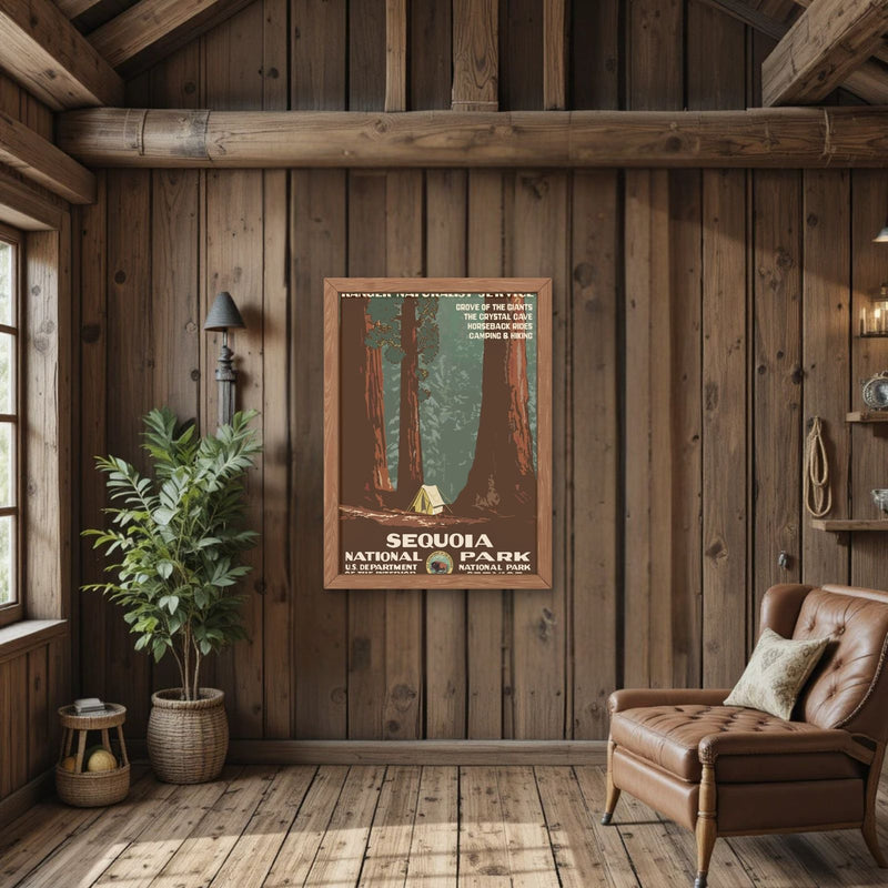 WPA Sequoia National Park Poster, 1930s by The Poster Archive