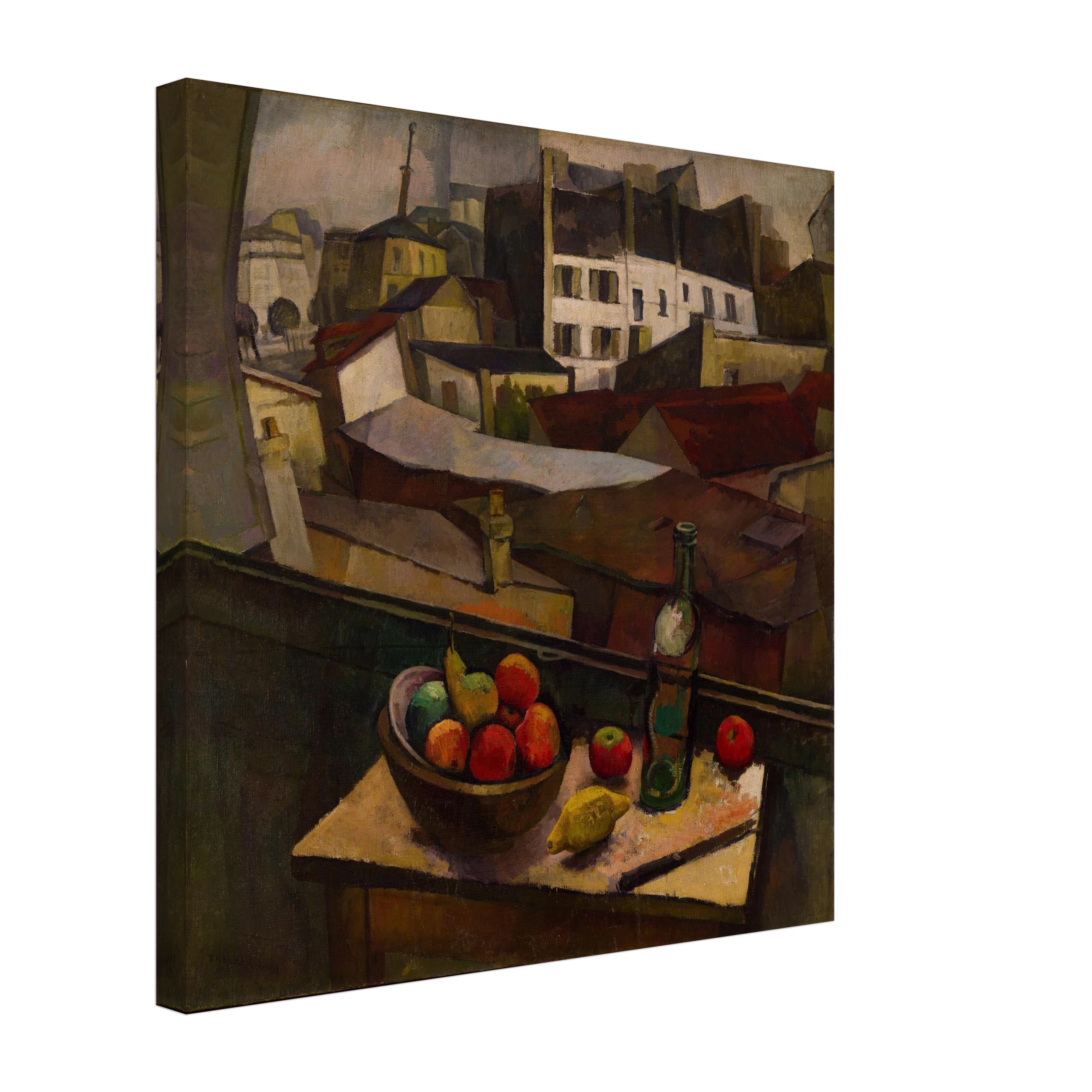 Rivera Knife and Fruit Still Life, 1917