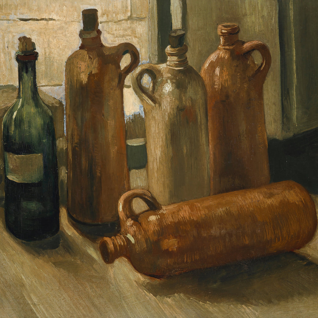 Van Gogh Still Life with Bottles Canvas Wall Art by The Poster Archive