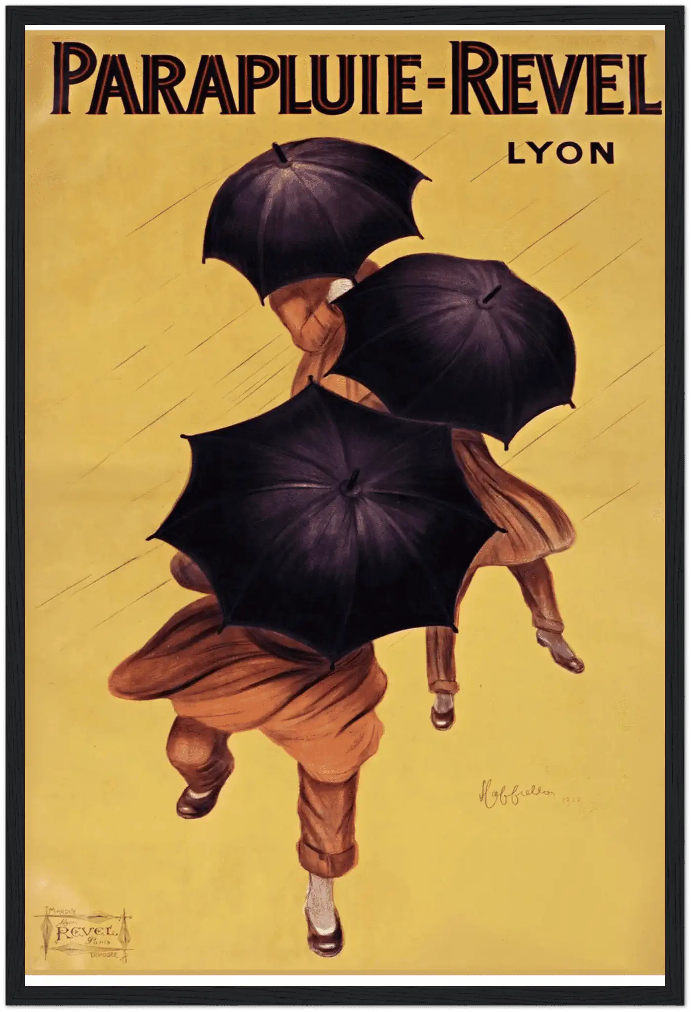 Parapluie-Revel — Classic French Umbrella Advertising Poster, 1922