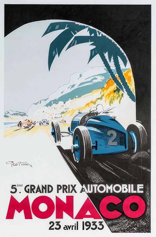Monaco Grand Prix Poster, 1933