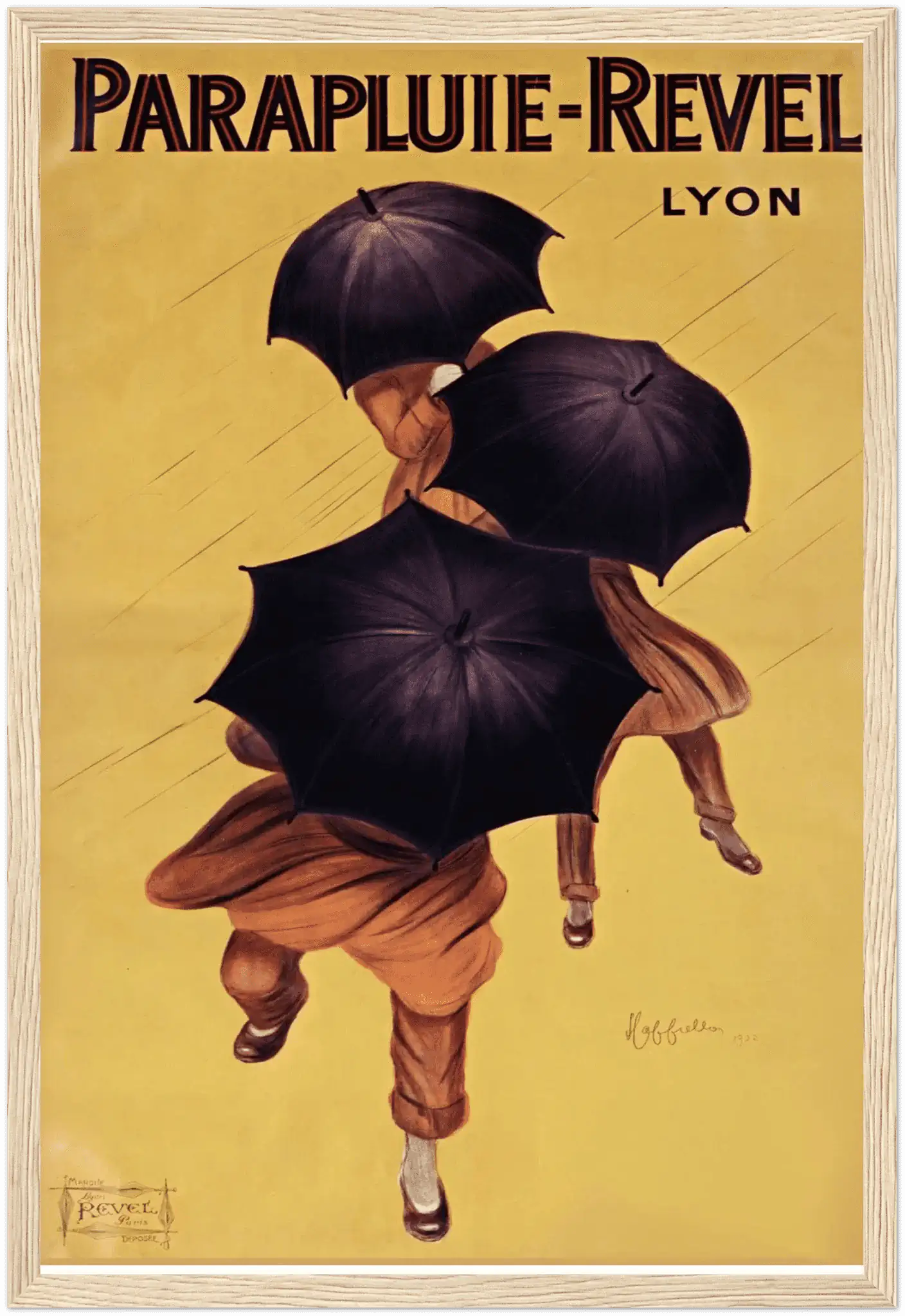 Parapluie-Revel — Classic French Umbrella Advertising Poster, 1922
