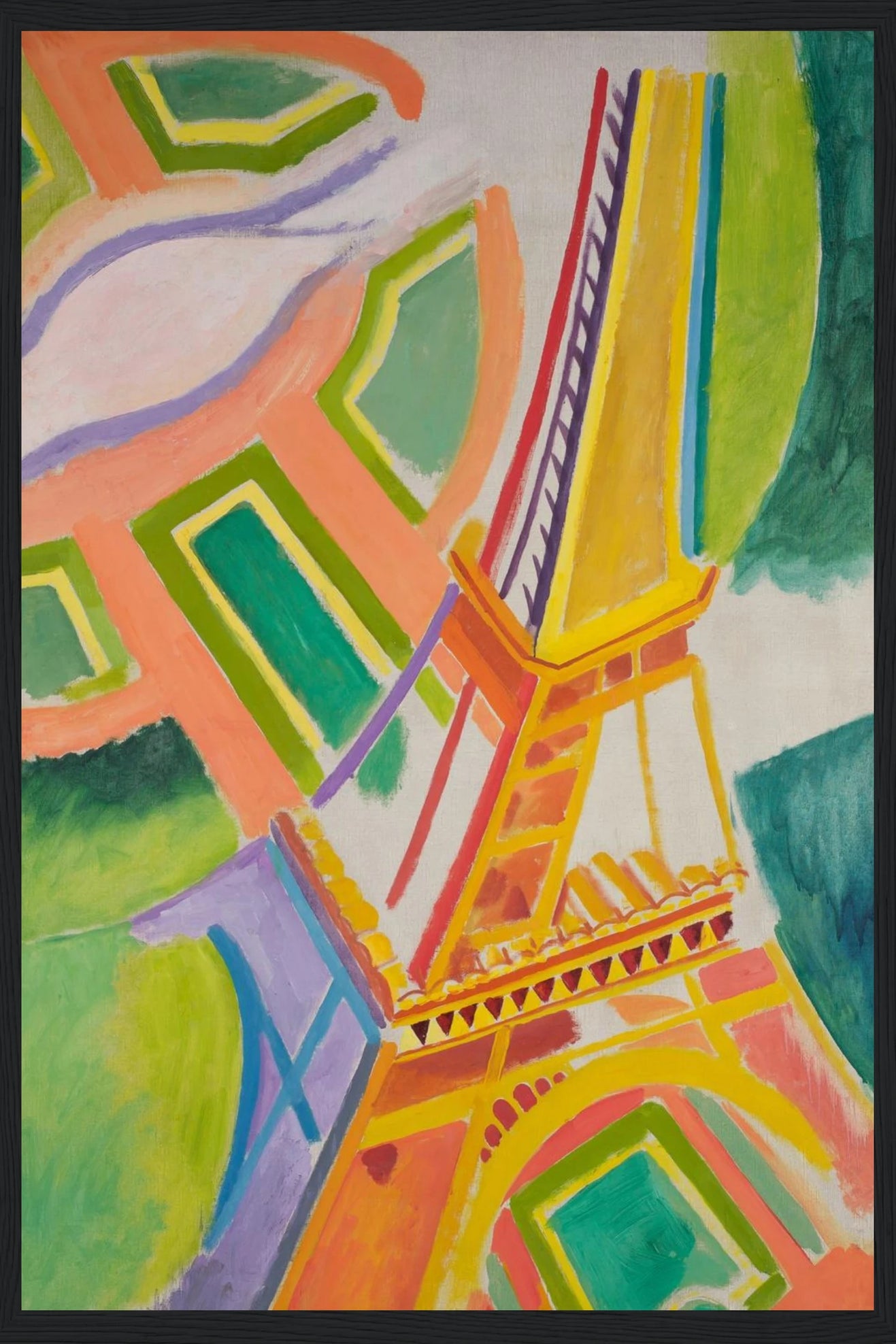 Robert Delaunay Eiffel Tower Art Print, 1911